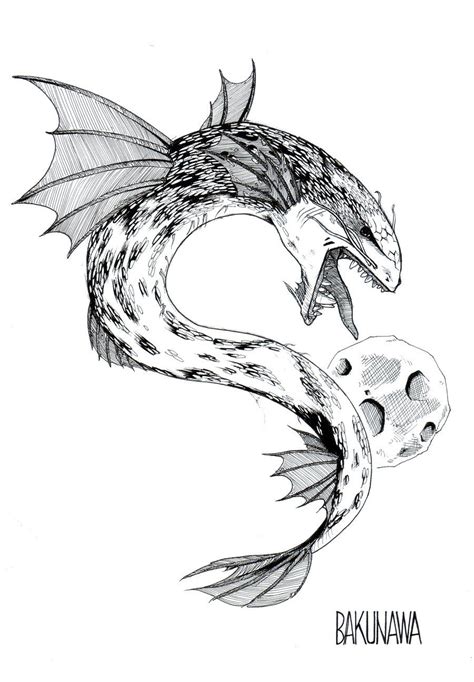 bakunawa drawing|filipino mythical creatures bakunawa.